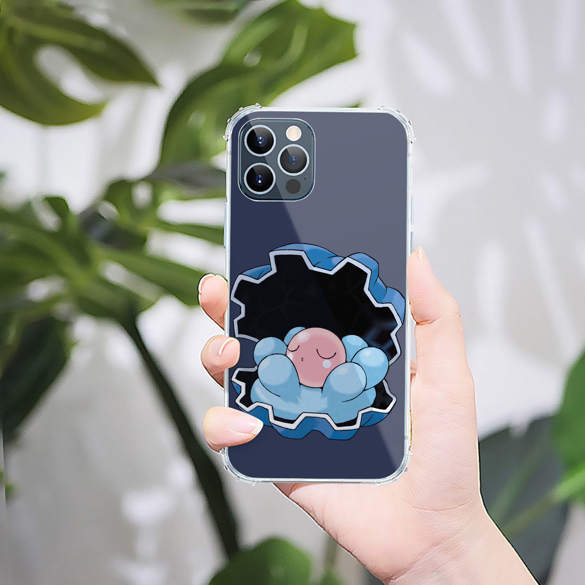 （画像用） ポケットモンスター Pokémon 【iPhone 12シリーズ対応】透明スマホケース（クリアソフトケース）